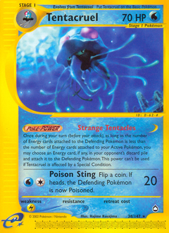 Tentacruel z edície Aquapolis, karta č.38
