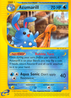Azumarill z edície Aquapolis, karta č.4