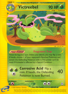 Victreebel z edície Aquapolis, karta č.42