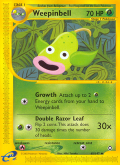 Weepinbell z edície Aquapolis, karta č.65