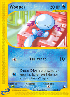 Wooper z edície Aquapolis, karta č.66