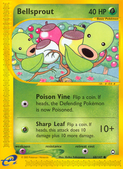 Bellsprout z edície Aquapolis, karta č.68