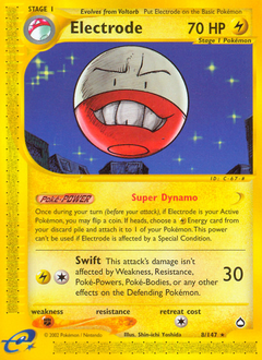 Electrode z edície Aquapolis, karta č.8