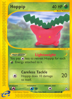 Hoppip z edície Aquapolis, karta č.83