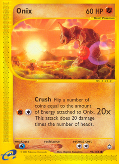 Onix z edície Aquapolis, karta č.98