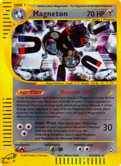 Magneton z edície Aquapolis, karta č.H16
