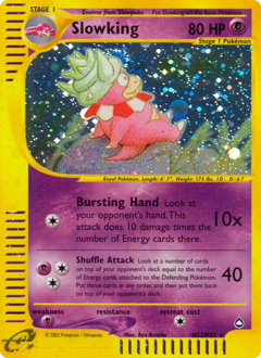 Slowking z edície Aquapolis, karta č.H22