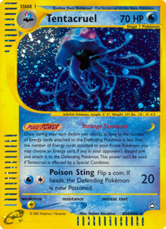 Tentacruel, ukážková karta