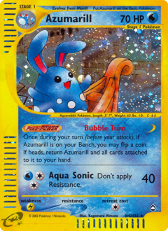 Azumarill z edície Aquapolis, karta č.H4
