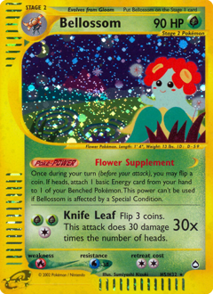 Bellossom z edície Aquapolis, karta č.H5