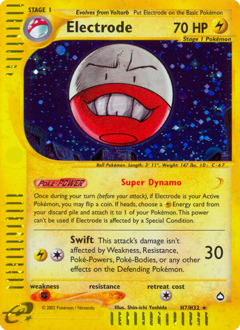 Electrode z edície Aquapolis, karta č.H7