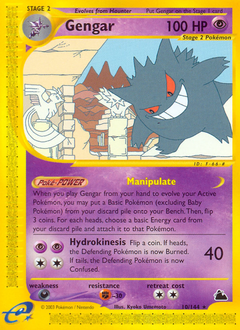 Gengar z edície Skyridge, karta č.10