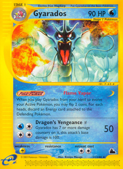 Gyarados z edície Skyridge, karta č.11