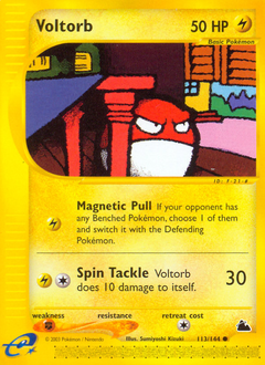 Voltorb z edície Skyridge, karta č.113