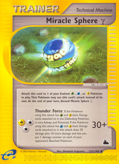 Miracle Sphere γ z edície Skyridge, karta č.131