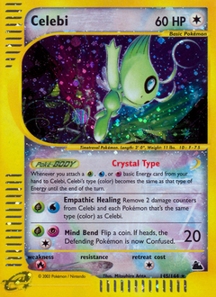 Celebi z edície Skyridge, karta č.145