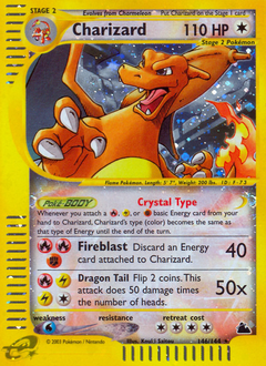 Charizard z edície Skyridge, karta č.146