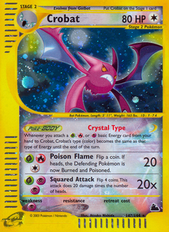 Crobat z edície Skyridge, karta č.147