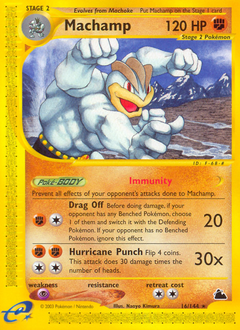 Machamp z edície Skyridge, karta č.16
