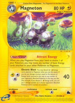 Magneton z edície Skyridge, karta č.19
