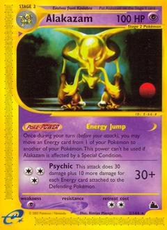 Alakazam z edície Skyridge, karta č.2