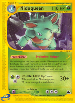 Nidoqueen z edície Skyridge, karta č.22