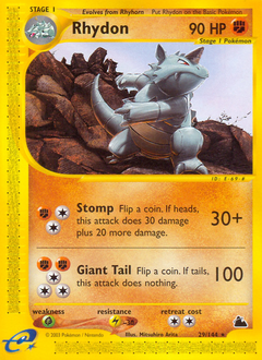 Rhydon z edície Skyridge, karta č.29