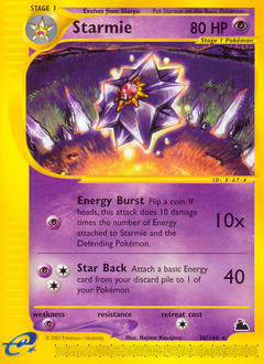 Starmie z edície Skyridge, karta č.30