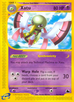 Xatu z edície Skyridge, karta č.35