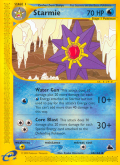 Starmie z edície Skyridge, karta č.44