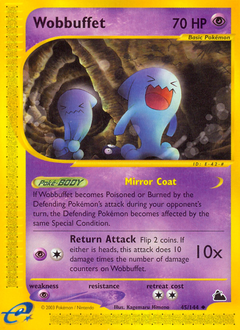 Wobbuffet z edície Skyridge, karta č.45