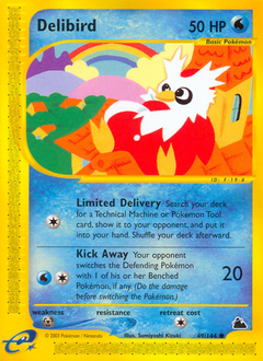 Delibird z edície Skyridge, karta č.49