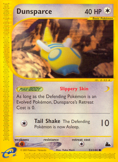 Dunsparce z edície Skyridge, karta č.53
