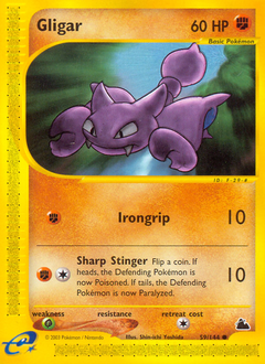 Gligar z edície Skyridge, karta č.59