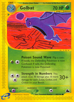 Golbat z edície Skyridge, karta č.60