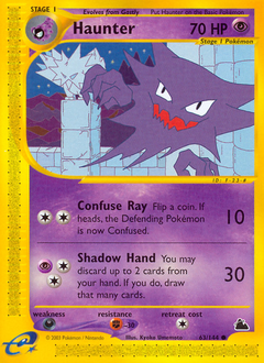 Haunter z edície Skyridge, karta č.63