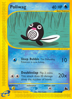 Poliwag z edície Skyridge, karta č.87