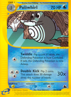 Poliwhirl z edície Skyridge, karta č.88