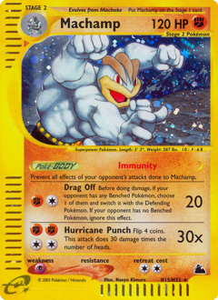 Machamp, ukážková karta