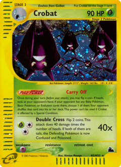 Crobat z edície Skyridge, karta č.H5