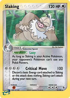 Slaking z edície Ruby & Sapphire, karta č.12