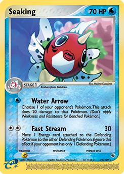 Seaking z edície Ruby & Sapphire, karta č.21
