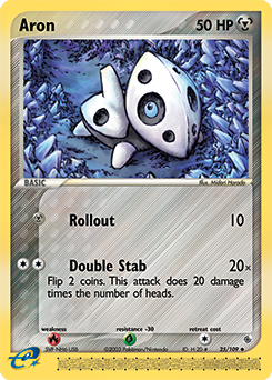 Aron z edície Ruby & Sapphire, karta č.25
