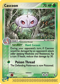 Cascoon z edície Ruby & Sapphire, karta č.26