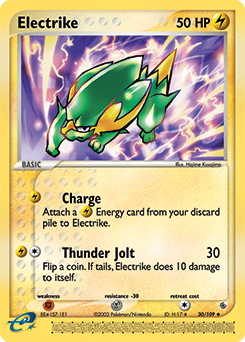 Electrike z edície Ruby & Sapphire, karta č.30