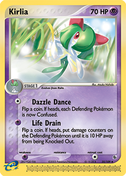 Kirlia z edície Ruby & Sapphire, karta č.35