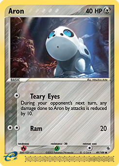 Aron z edície Ruby & Sapphire, karta č.49