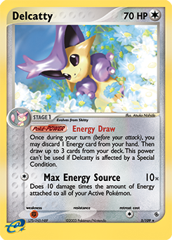 Delcatty z edície Ruby & Sapphire, karta č.5