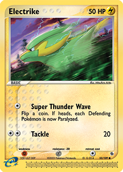 Electrike z edície Ruby & Sapphire, karta č.53