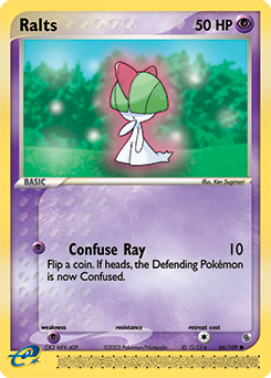 Ralts z edície Ruby & Sapphire, karta č.66